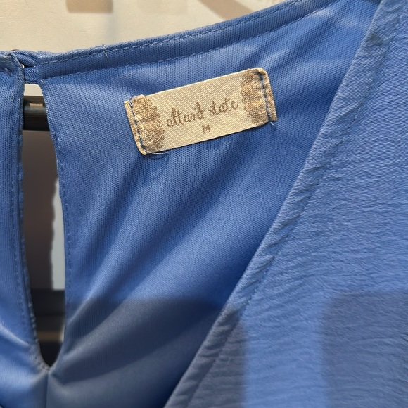 Altar'd State Blue Ruffle Dress - Picture 2 of 4